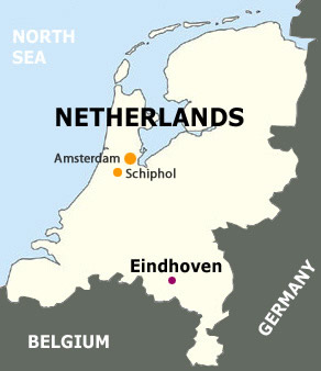 Mapa Eindhoven